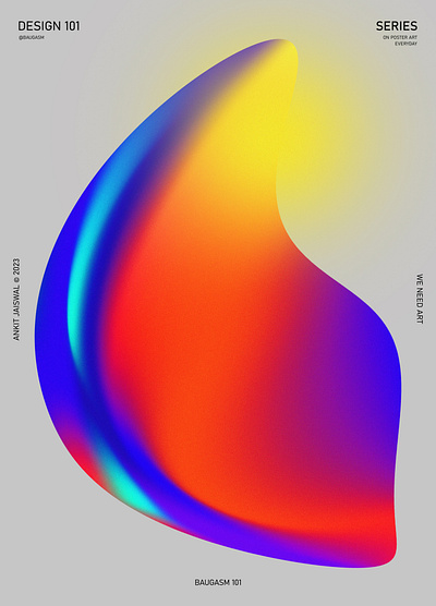 BAUGASM art baugasm blends color design gradient graphic design illustration vector