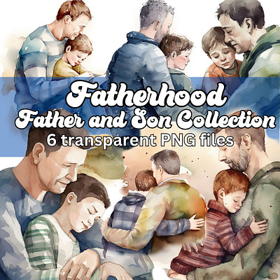 Fatherhood Clipart illustration
