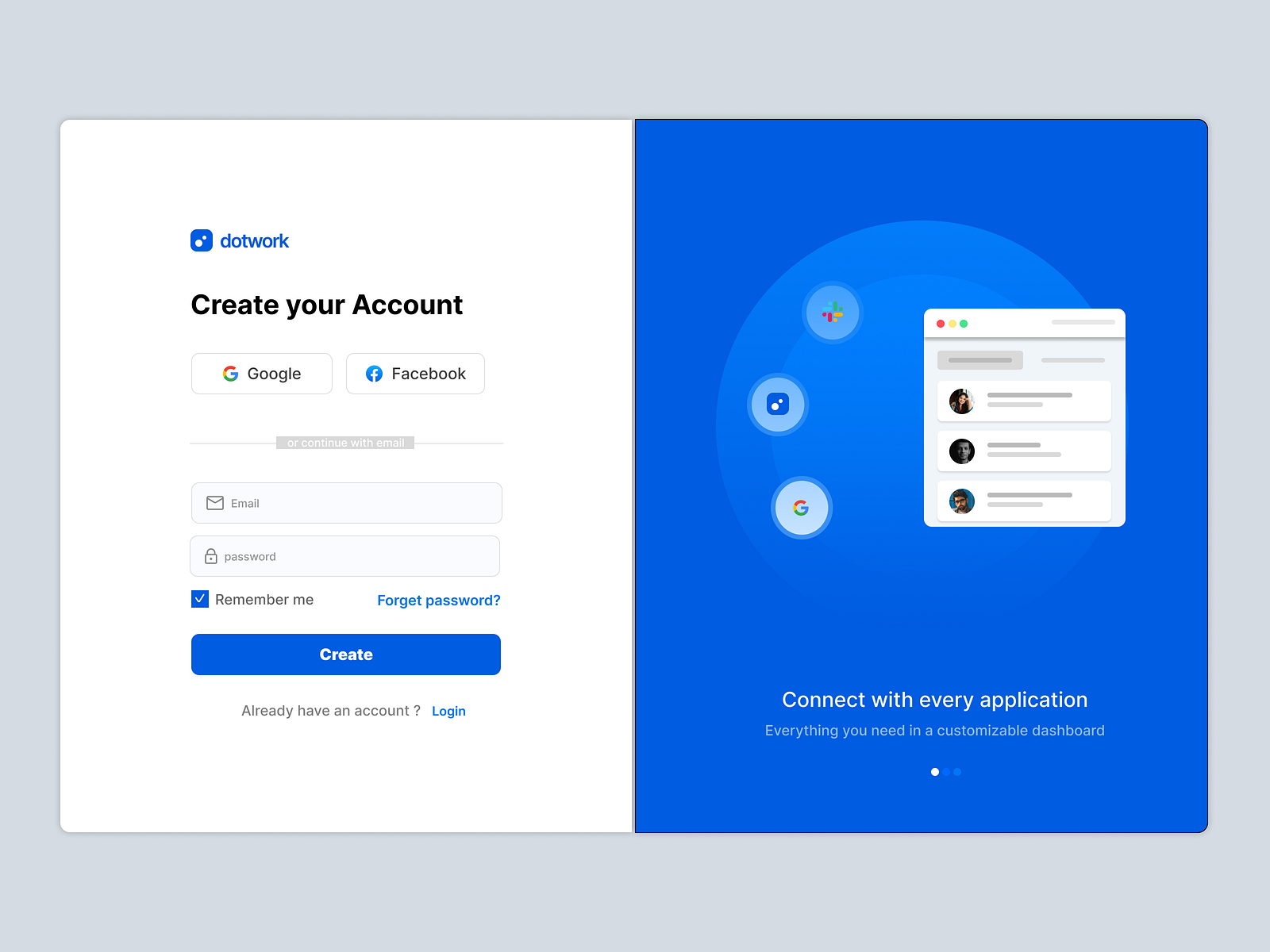 Daily UI Design Challenge | Day 01 | Sign Up Page by Shuvo Mondal on ...