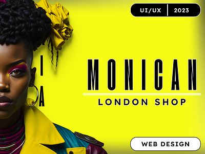 Monican | London Shop | Web-Design design ui ux web design website