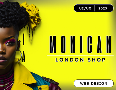 Monican | London Shop | Web-Design design ui ux web design website