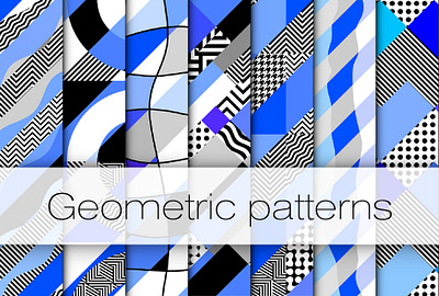Geometric patterns. Seamless vector blue blue geometric blue geometric patterns blue patterns geometric pattern geometric patterns pattern patterns seamless vector