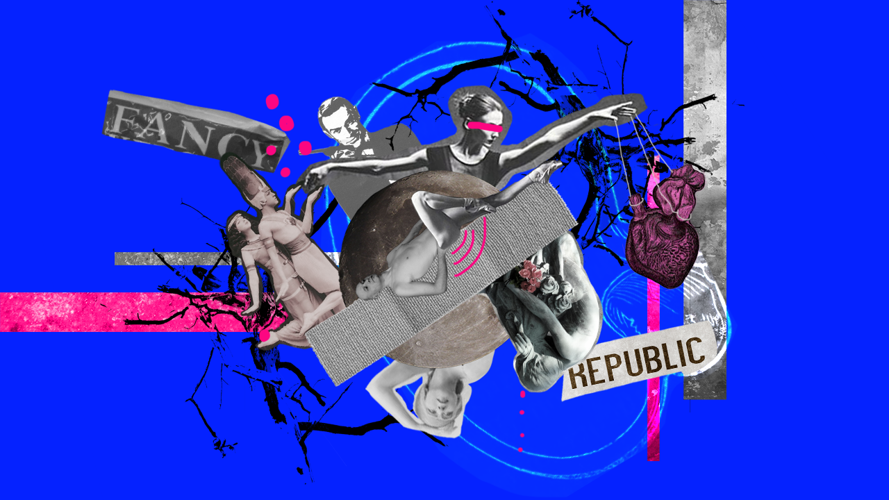 FANCY REPUBLIC collage collage artist collage design collage illustration conceptual conceptual collage cover cover art design fancy graphic design illustration illustration art music music cover music cover art vintage collage