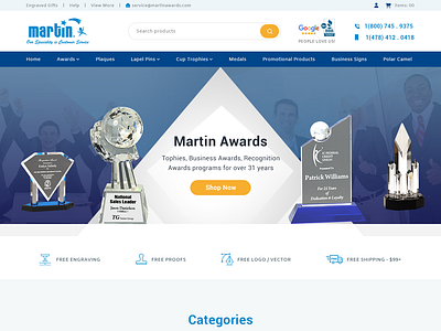 Awards / E-commerce Web Design awards website creative website e commerce website