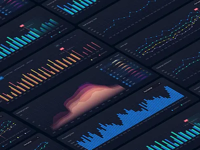 Chart Explorations : Airport Analytics charts data visualization design interaction design ui user experience ux