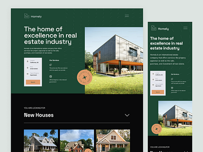 Real estate Homely​​​​​​​- Responsive Website branding home housing website property real estate real estate ux real estate ux ui real estate website real state company real state website rentals ui ux