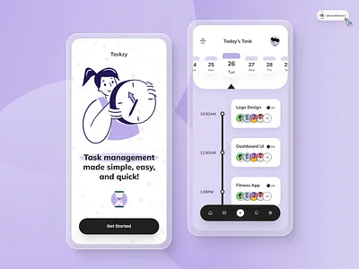 Task Management App 3d animation art branding dashboard digitaldesign flatdesign graphic design illustration innovationsync landing page logo mobile motion graphics nft product design typography ui vector webdesign