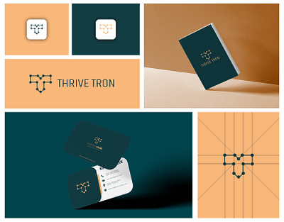 Thrive Tron best logo branding design graphic design logo tanzina akter tanzinaart
