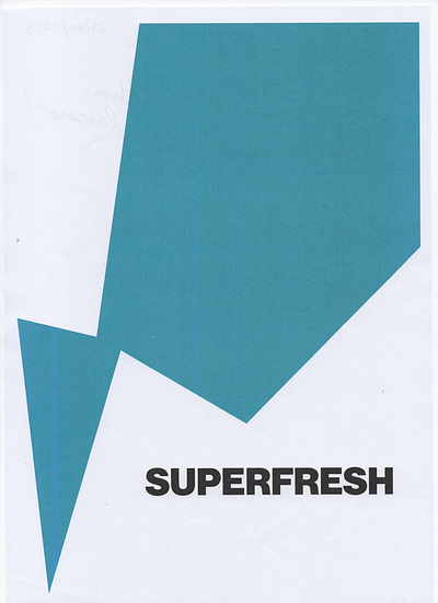 Superfresh graphic design
