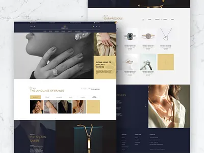 LoveJewel - Jewlery Ecommerce Website Design accessories art e commerce jewlery luxury ui ux web design
