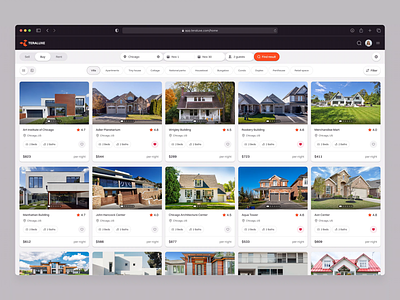 Teraluxe: Homepage Web App SaaS Dashboard Real Estate Animation airbnb animation app app design dashboard design hotel interaction interactive motion product design property prototype real estate rent saas smooth motion uidesign uiux uxdesign