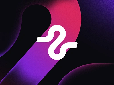 Pulse Logo Design branding dark exercise fitness freelance gradient graphic design instagram stories logo logo grid neon noise gradient pink purple social media stories web design web hero shot website workout