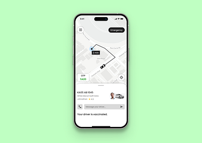 DailyUI 020 - Location Tracker 100daysofui cab dailyui dailyui challenge design figma location tracker ui