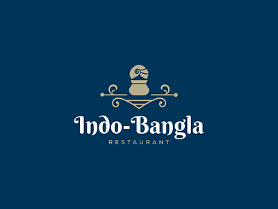 Indo Bangla Restaurant bangladeshi restaurant logo biriyani biriyani pot branding chef tirban creative logo dhaba graphic design indian restaurant logo logo logo design minimal logo restaurant turban vintage