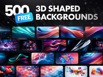 500 FREE 3D Backgrounds background free image ui ux wallpaper webdesign