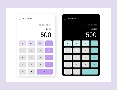 #4 Calculator calculator clean daily dailyui design minimal mobile mobileui ui userexperience