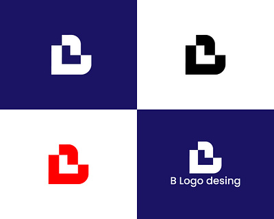 B Lgo Desing 3d animation branding design graphic design illustration logo motion graphics ui vector