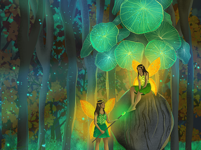 Stephania - A fantasy art design digital art fantasy art illustration