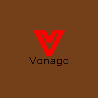 V Letter Logo - Vonago abstract branding design identity logo logo designer logodesign logoprocess logos logosketch logotype mark minimalist modern logo monogram symbol typography v v letter logo visual identity