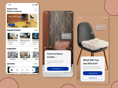 Redesign IKEA Mobile App branding ui