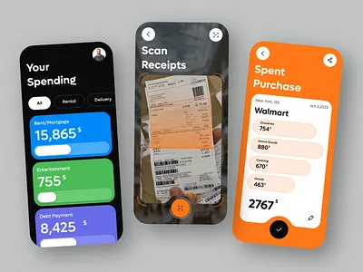 Finance management app finance management app financeapp fintechapp orangeapp qrcodescan scanapp scanbill