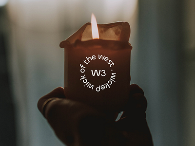 Wicked Wick of the West - Candle brand Logo branding design graphic design logo typography