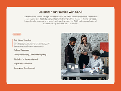 GLAS Law Firm Website attorneys design graphic design highlights law firm lawyers legal navigation services ui ui design ux design web design website