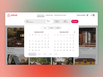 #️⃣0️⃣3️⃣8️⃣ Calendar - Airbnb desktop figma prototype ui ux uxuidesigner