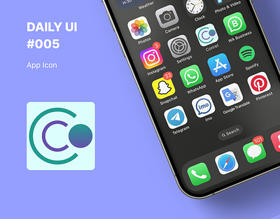 Daily UI #005 (App Icon) app logo ui