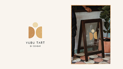 Logo Design_Yubu Tart approachable brand visual identity branding cute friendly graphic design icon logo logo lockup restaurant