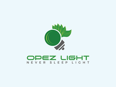 OPEZ LIGHT brand logo branding business logo design flat logo iconic logo illustration logo minimalist logo ui