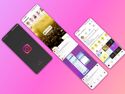 Instagram Clone Design design figma ui ux webdesign