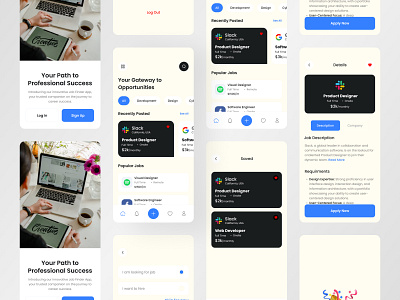 Jobs App designs, themes, templates and downloadable graphic elements on  Dribbble