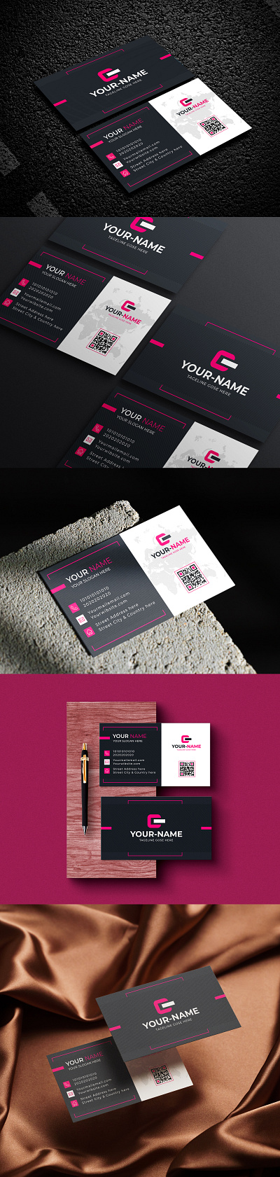 Modern Business Card Design brand design brand identity branding business card corporate business card graphic graphic design modern business card smart card visiting card