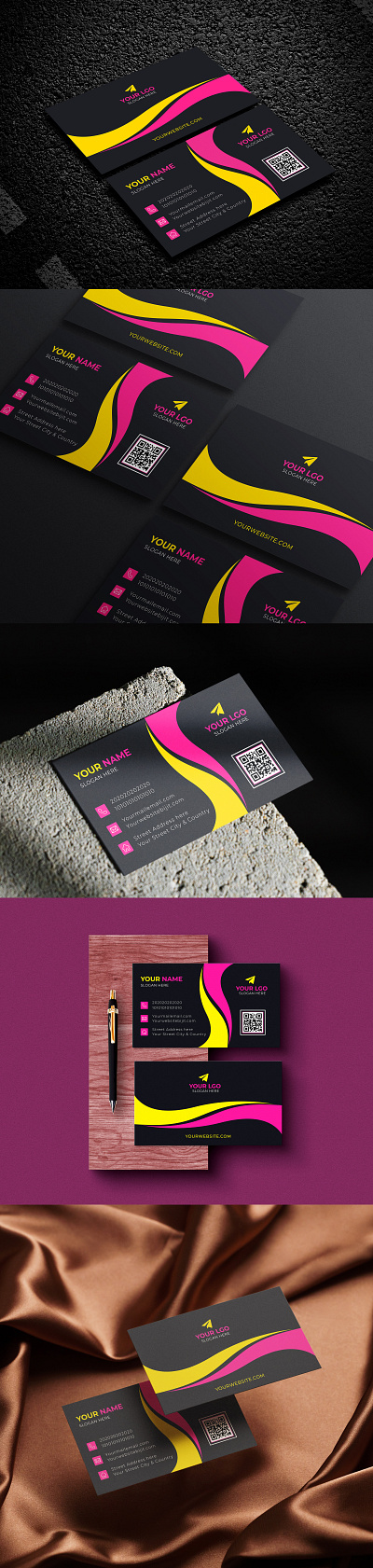 Modern Business Card Design brand identity branding business card business card design card design corporate business card graphic graphic design smart card visiting card