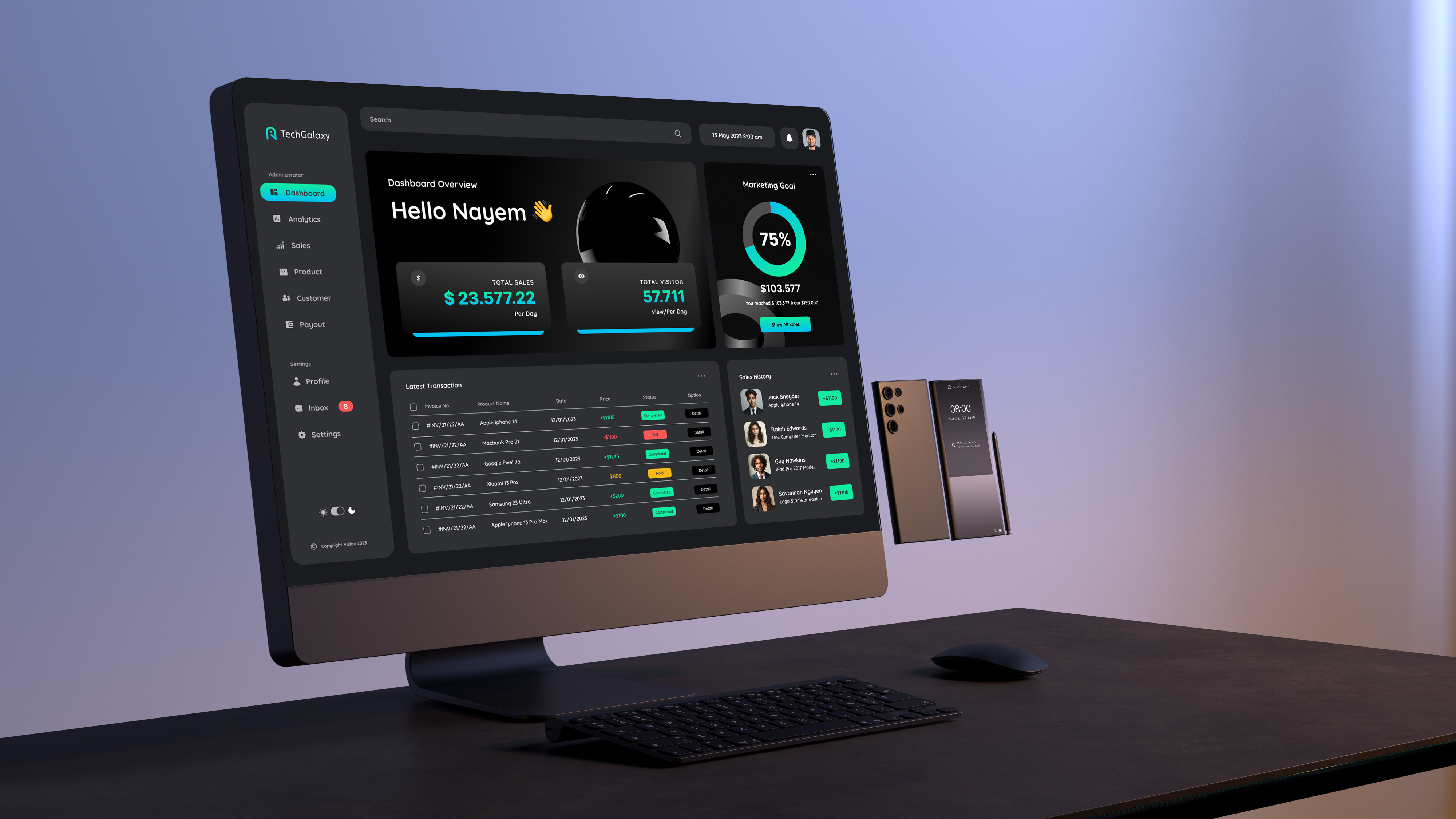 Marketing Dashboard UI Design 3d abstract animation branding corporate creative dashboard dashboarddesign dashboardui design graphic design illustration marketing marketingtemplate motion graphics ui uidesign uiux uiuxdesign ux design