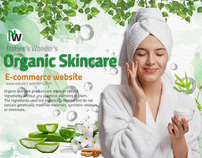 Organic Skincare | Social Media Poster creatives design graphic design poster social media poster