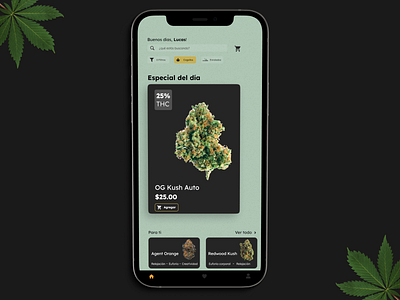 Cannabis shop cannabis cannabis shop design mobile mobile design ui ux