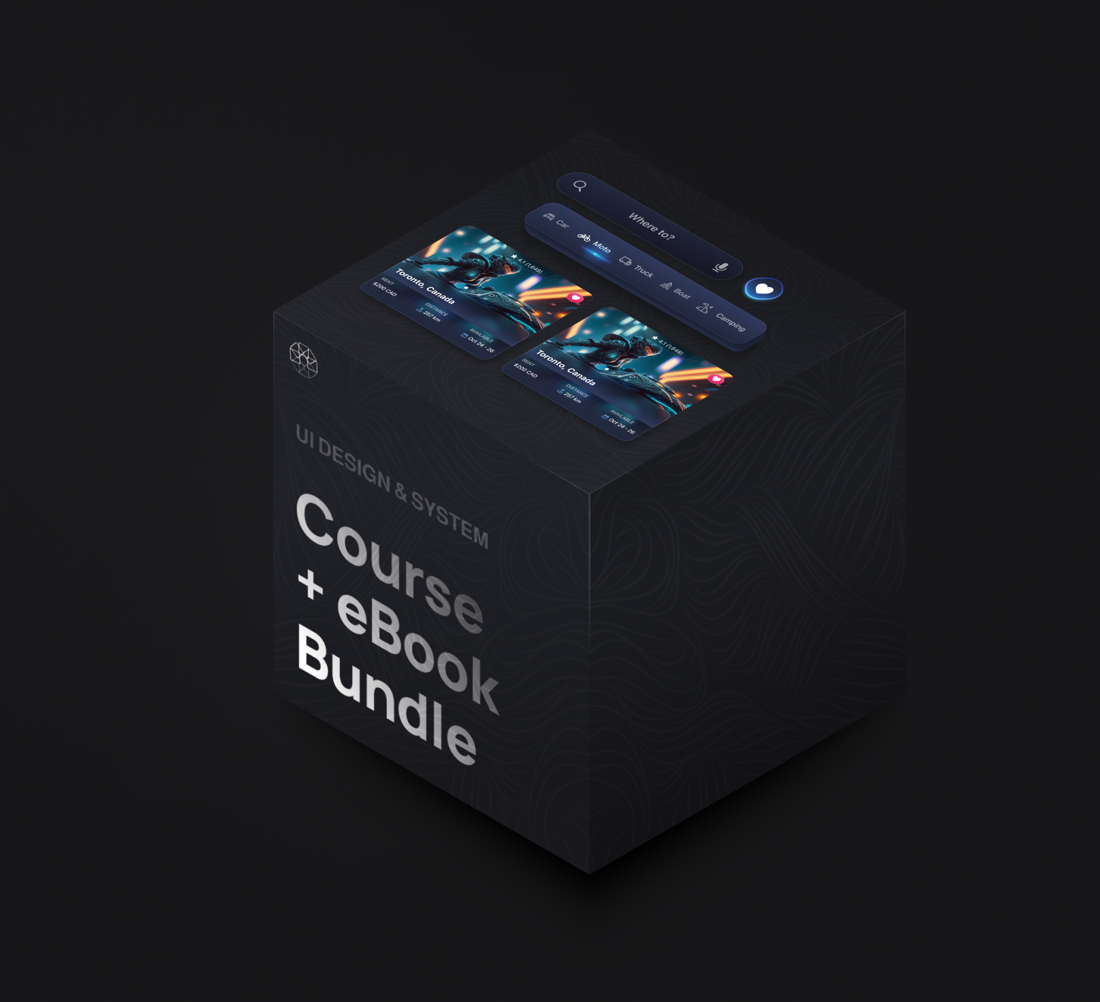 Box-3D Visualizations 3d box design ecommerce figma graphic design marketing ui ux