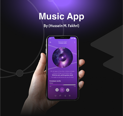 Music app app branding design graphic design illustration typography ui ux vector