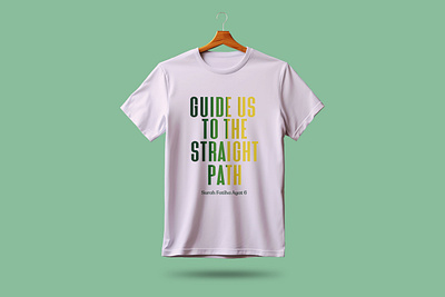T-Shirt Design branding garments graphic design print quran simple t shirt typography