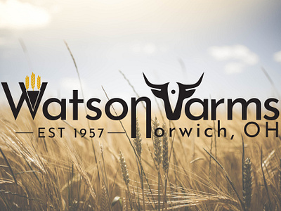 Watson Farms logo branding custom logo farm logo design farms logo graphic design logo logo design logo designer logo inspiration visual identity