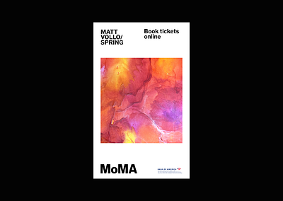 MoMA Subway Ad advert art branding design digital figma graphic design museum painting subway ad ui ui design