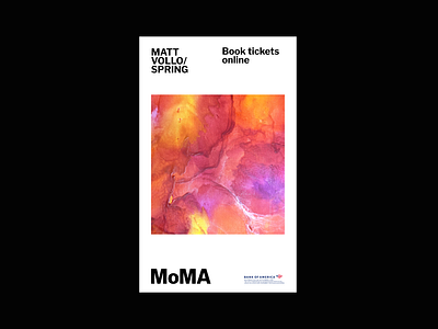 MoMA Subway Ad advert art branding design digital figma graphic design museum painting subway ad ui ui design