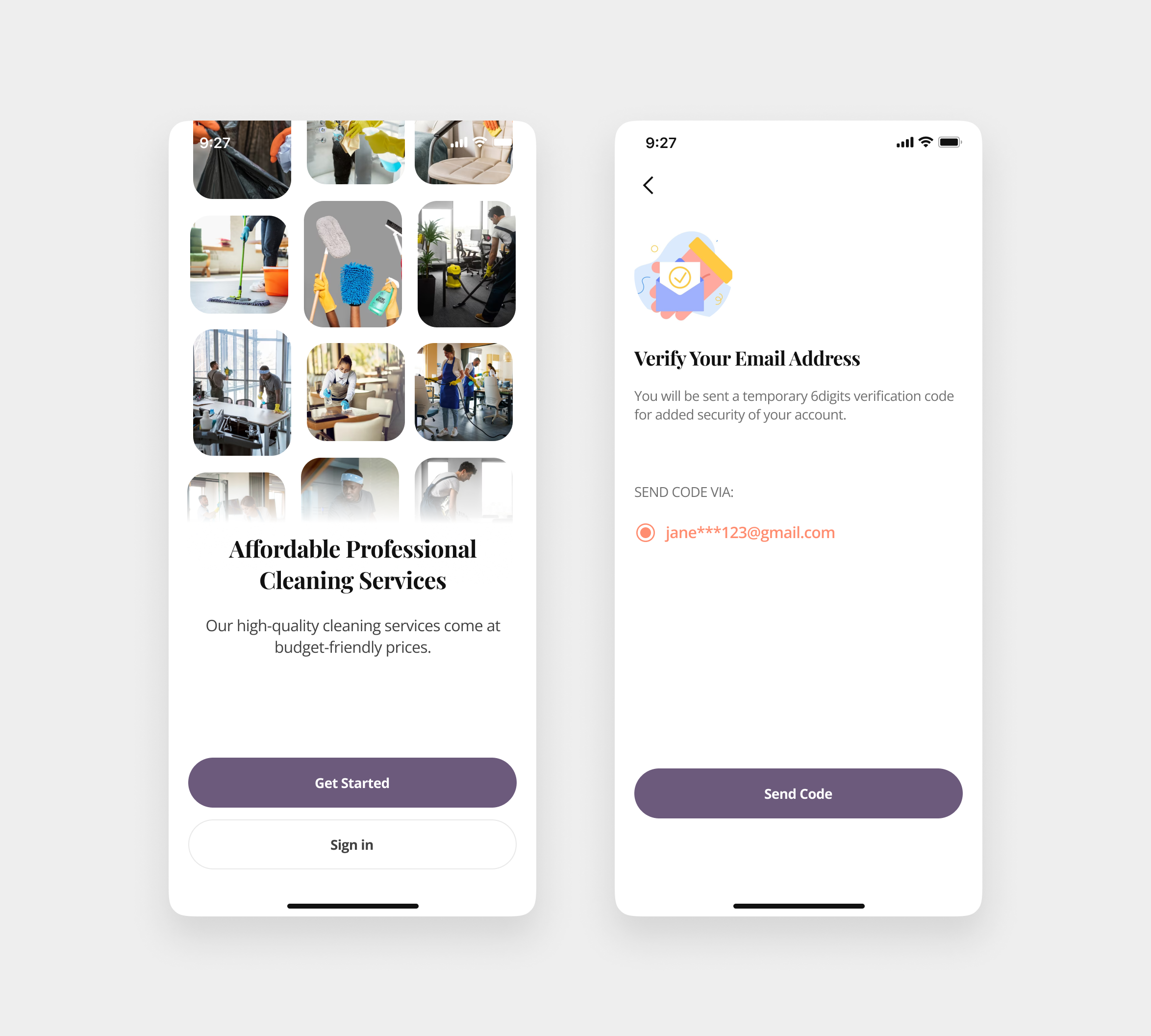 Example of Mobile App UI/UX Design