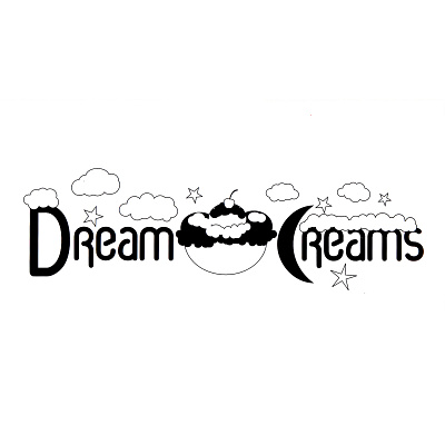 Adobe Illustrator: Dream Creams Logo & Envelope adobe illustrator graphic design ice cream logo