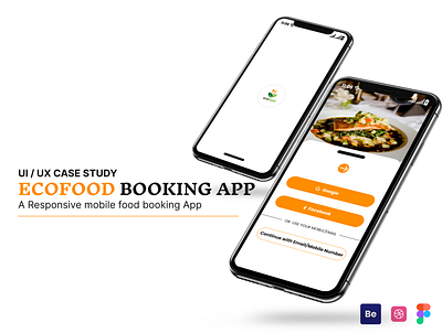 ECOFOOD BOOKING APP app booking app design food app illustration mobile app product design restaurants ui ui research uiux design user experience user interface ux