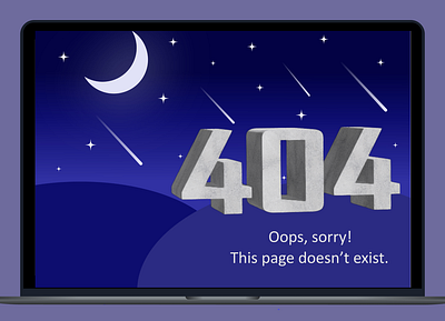 Daily UI #008 - 404 Page design graphic design illustration ui ux