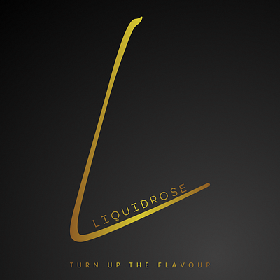 Professional Logo for "LIQUIDROSE" Turn up the flavour branding liquidrose logo logo typography