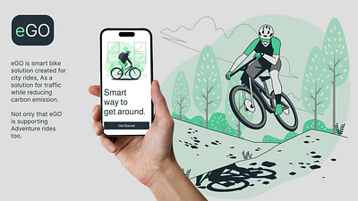 eGO Smart bike solution mobile app mobile ux product design ui design ux design